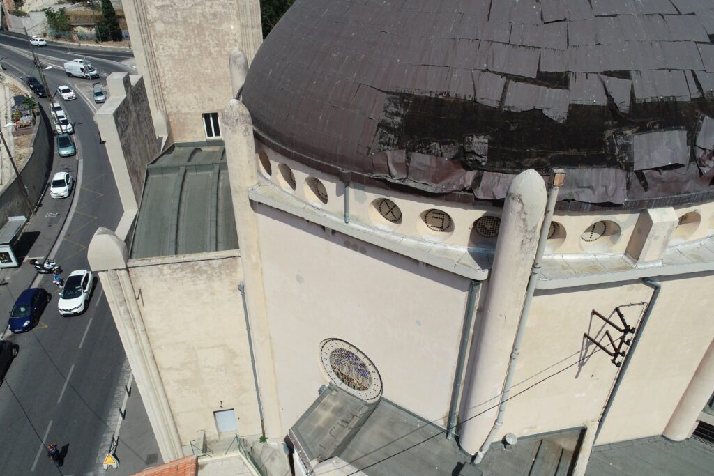 Eglise Saint Pierre Marseille -Drone Pixels