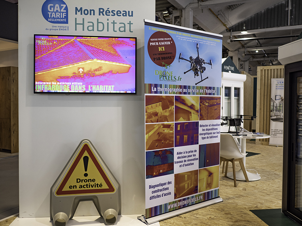 Stand Engie Foire de Marseille -Drone Pixels